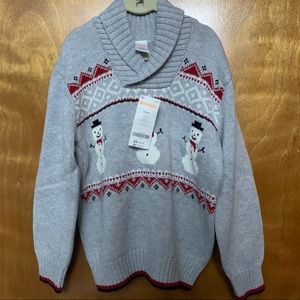 Gymboree boys snowman sweater